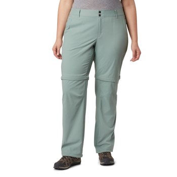Columbia Ženske Hlače - Saturday Trail II Convertible Plus Size Svijetlo Zelene | MRIU-72389